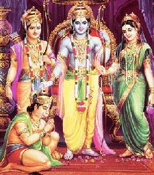 Ram,Lakshman,Sita&Hanuman