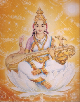 Saraswati Devi - Goddess of Enlightenment, Music and the Arts